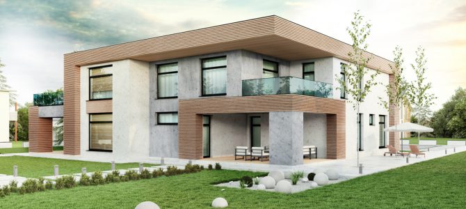 «Stone». Minimalistic House