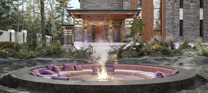 «West House». Prairie/Wright style House