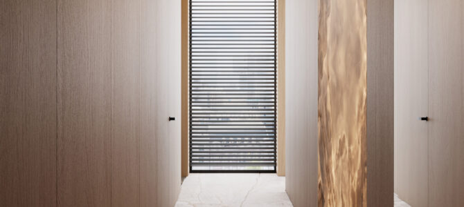 «Bentley House». Hall in minimalism style