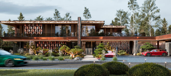 «The Moon is ours». House in the Wright style